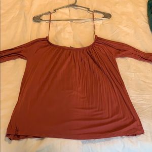 Off the shoulder shirt